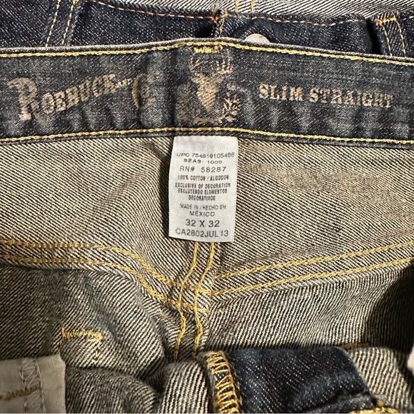 Roebuck & Co. Men's Slim Straight Jeans - Picture 4 of 4